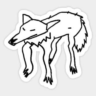 Life is Strange 2 Sean's Wolf Tattoo Sticker